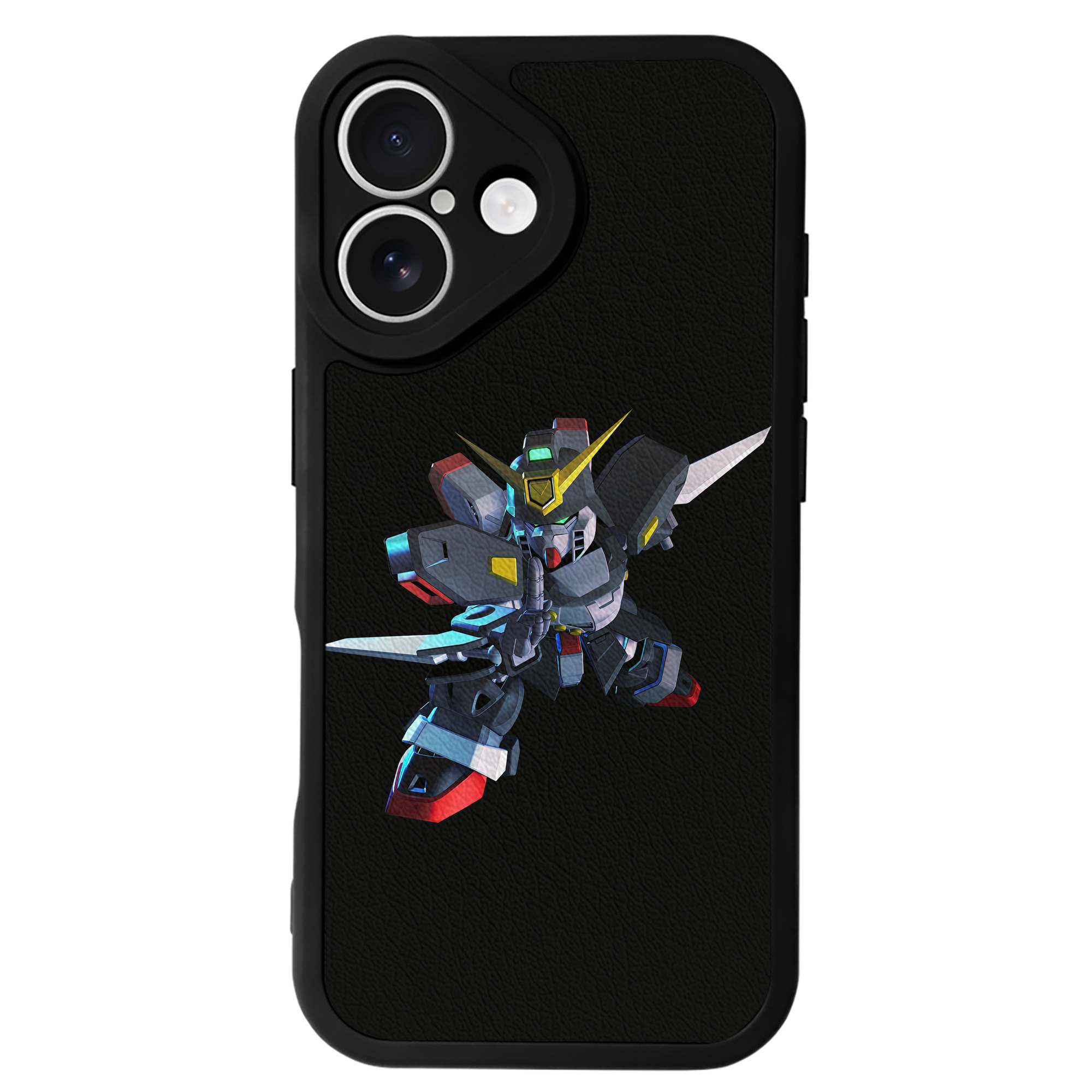 （画像用） 機動戦士ガンダム Mobile Suit Gundam 【iPhone 16シリーズ対応】シリコンスマホケース（レザー調） 材質：シリコン